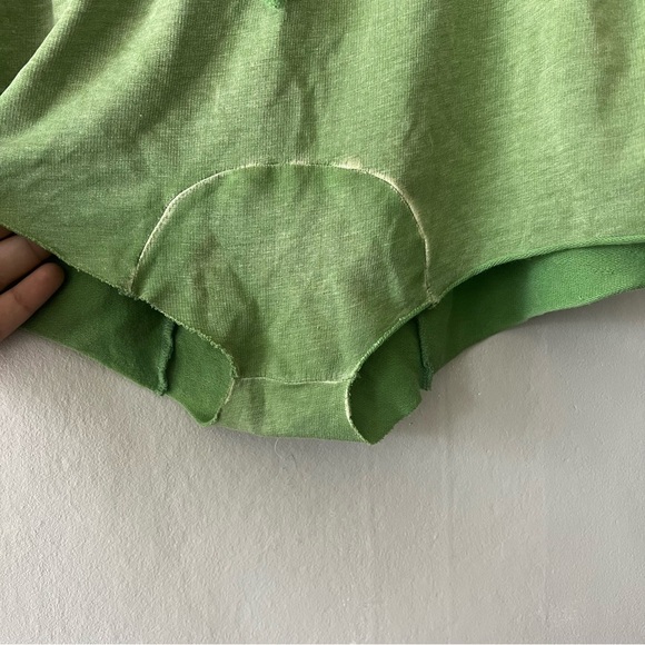 Free People Intimately Green Soft High Waisted Shorts Size XS - Picture 2 of 6